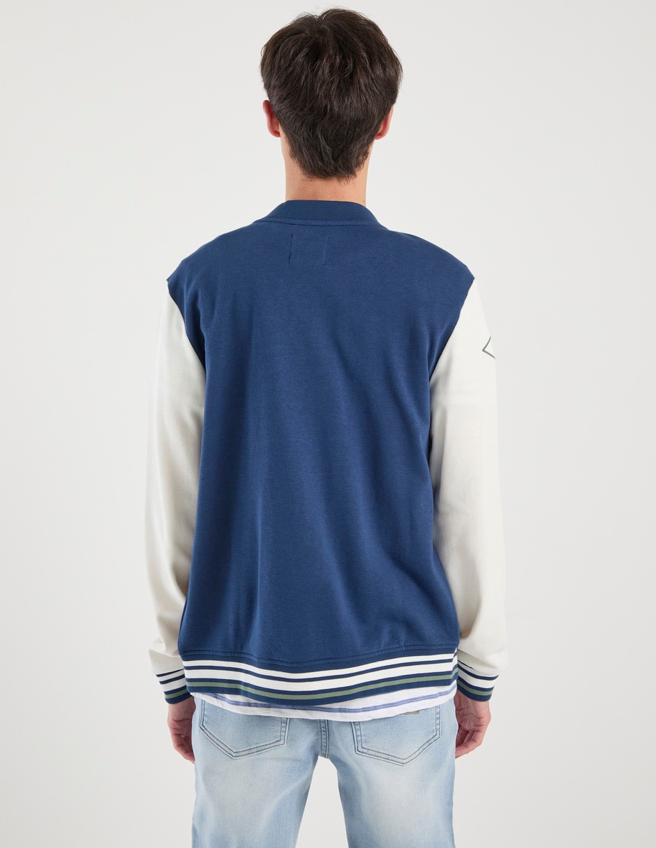 Chamarra beisbolera Mossimo con bolsillos para hombre