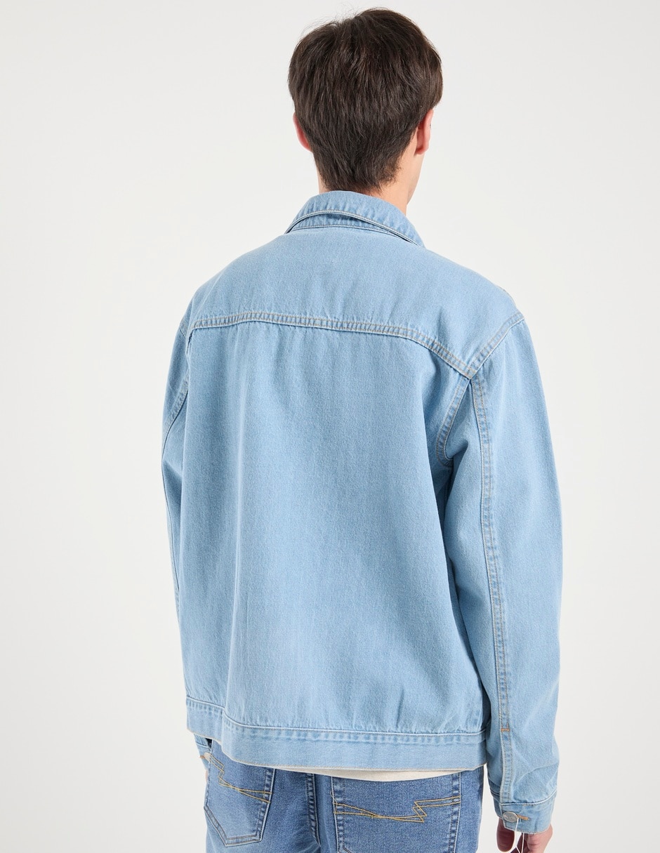 Chamarra denim Mossimo de mezclilla con bolsillos para hombre