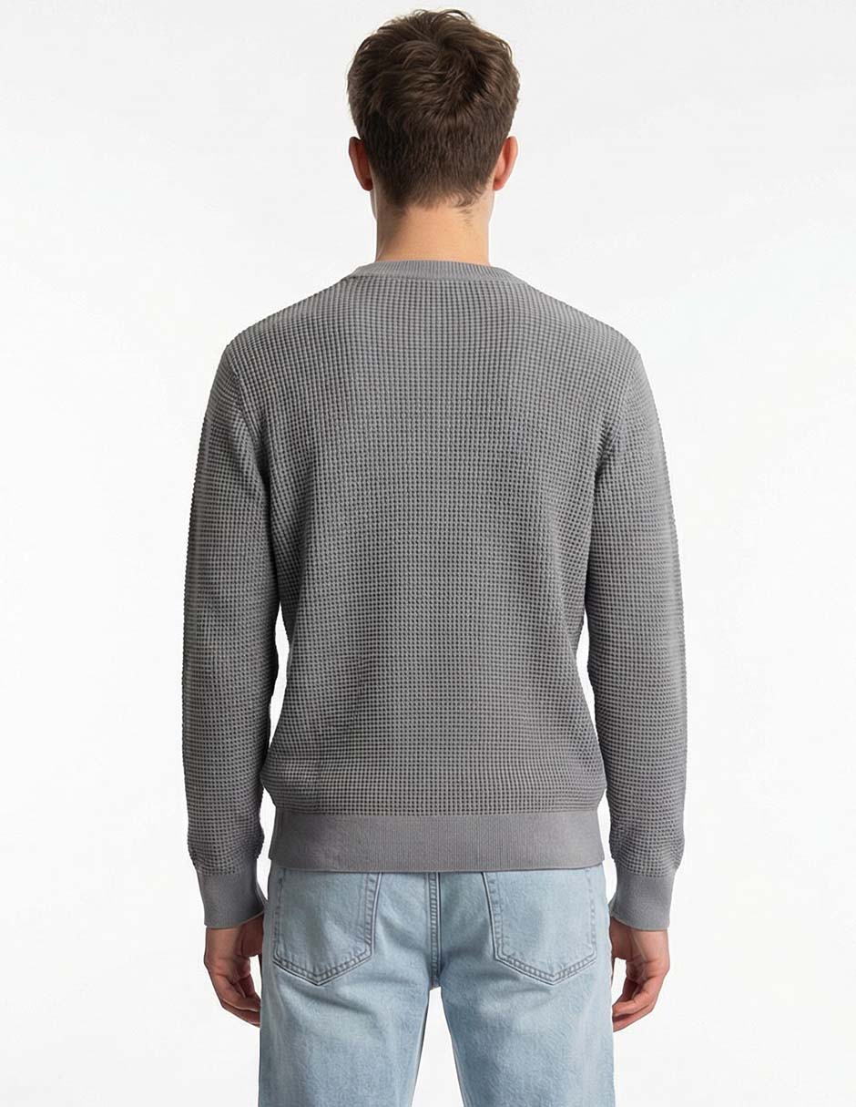 Suéter cuello redondo para hombre 2