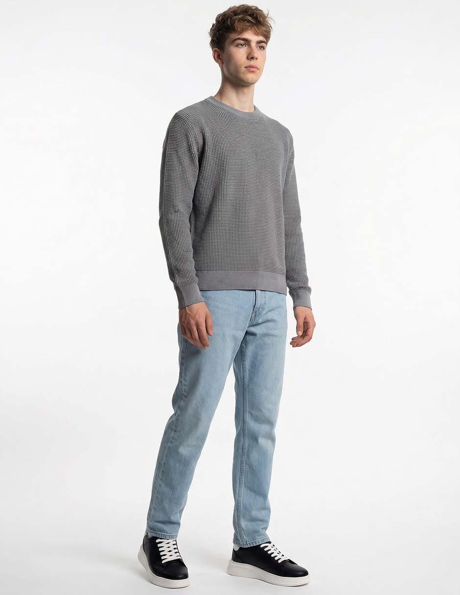 Suéter cuello redondo para hombre 3