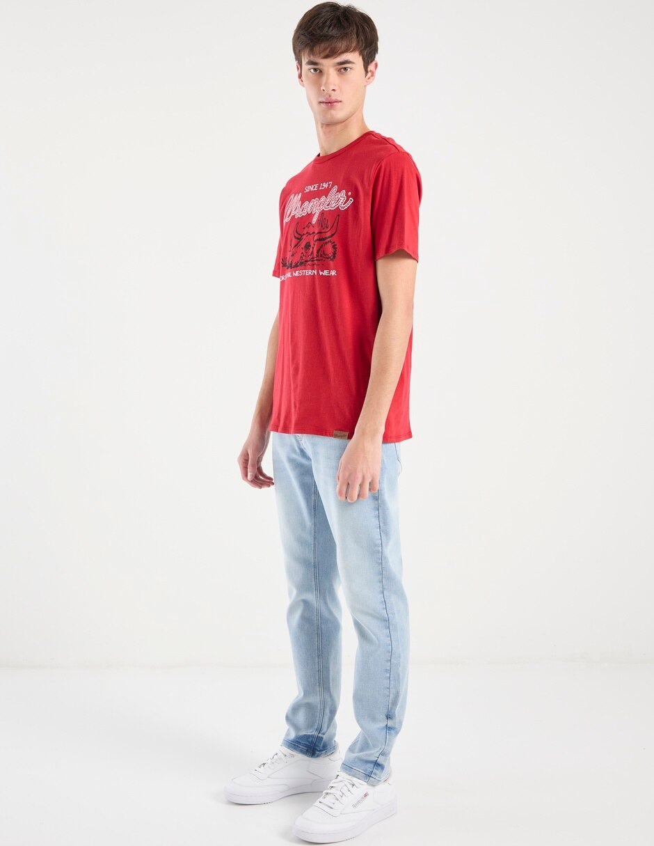 Jeans slim lavado stone wash para hombre 3