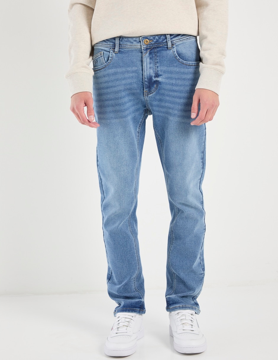 Jeans slim lavado stone wash para hombre Jeans slim lavado stone wash para hombre