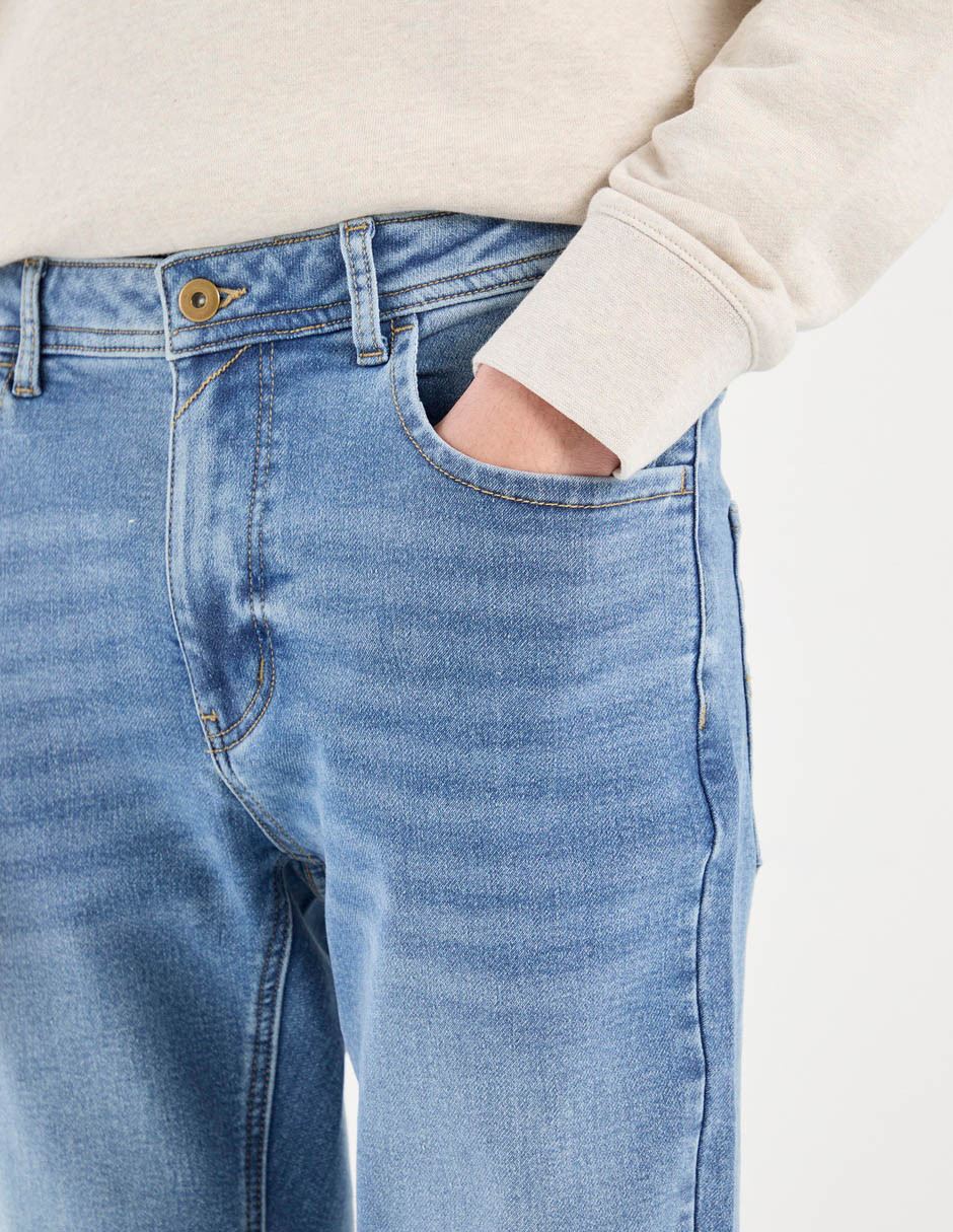 Jeans slim Mossimo lavado stone wash para hombre