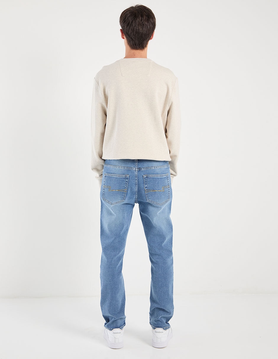 Jeans slim Mossimo lavado stone wash para hombre