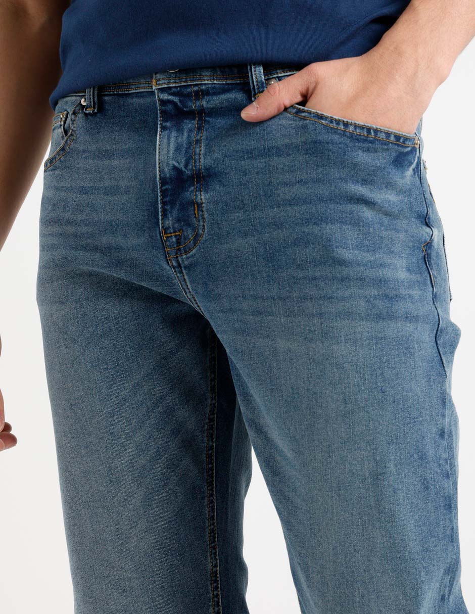 Jeans slim Mossimo lavado claro para hombre