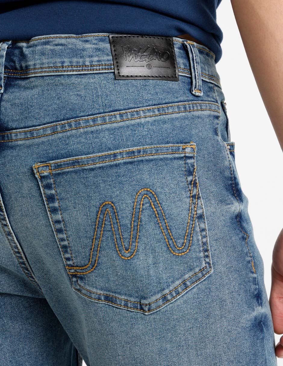 Jeans slim Mossimo lavado claro para hombre