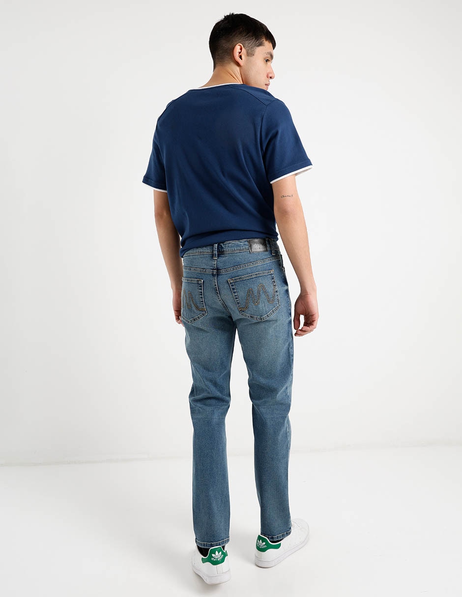 Jeans slim Mossimo lavado claro para hombre