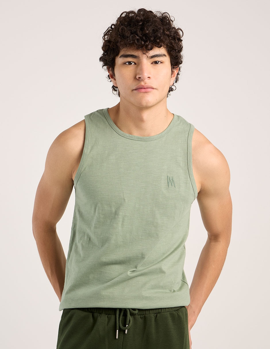 Playera cuello redondo para hombre 2