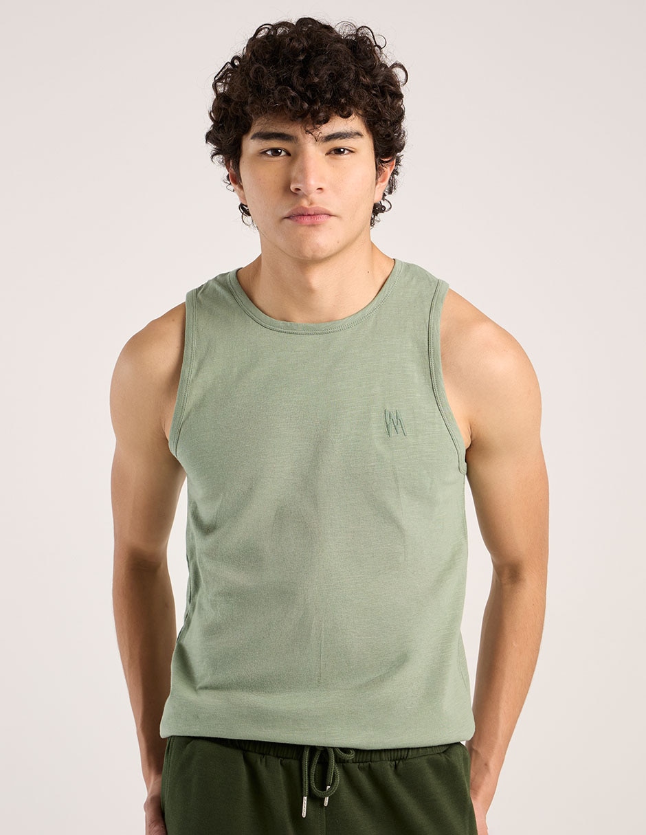 Playera cuello redondo para hombre 1