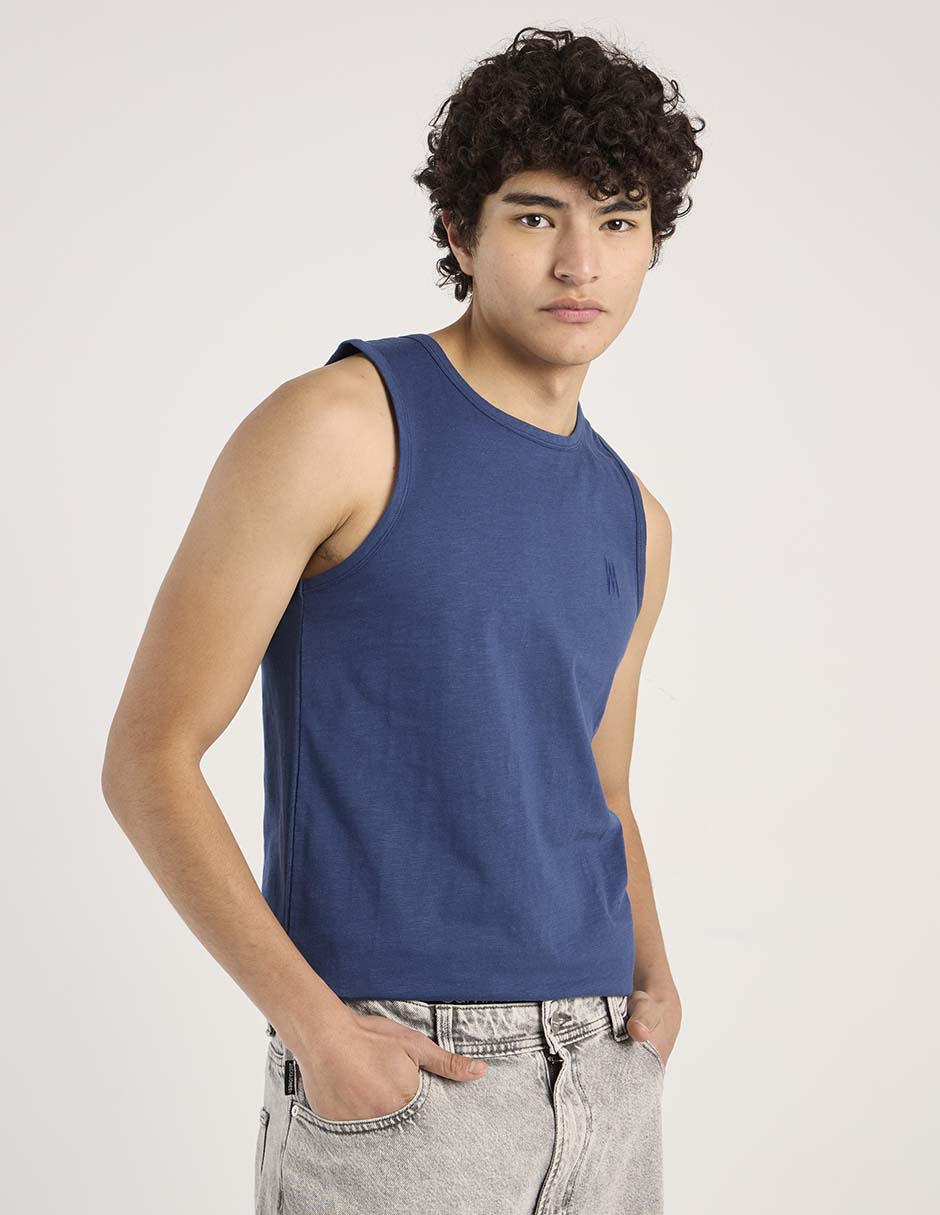 Playera cuello redondo para hombre