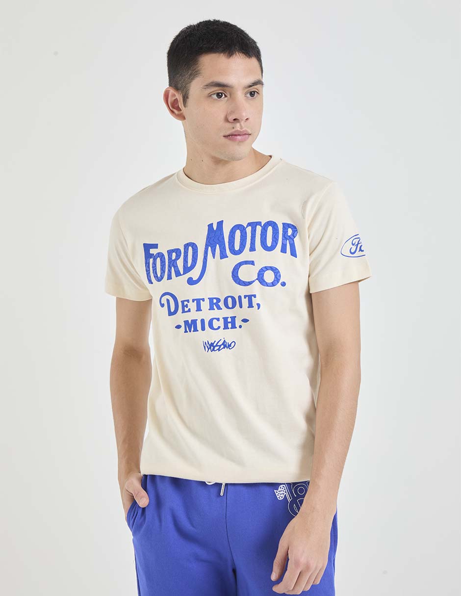 Playera cuello redondo para hombre