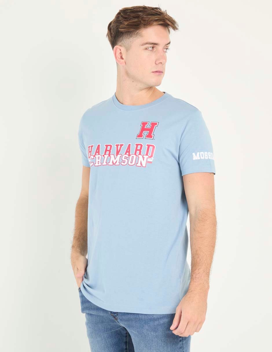 Playera Harvard cuello redondo para hombre Playera Harvard cuello redondo para hombre