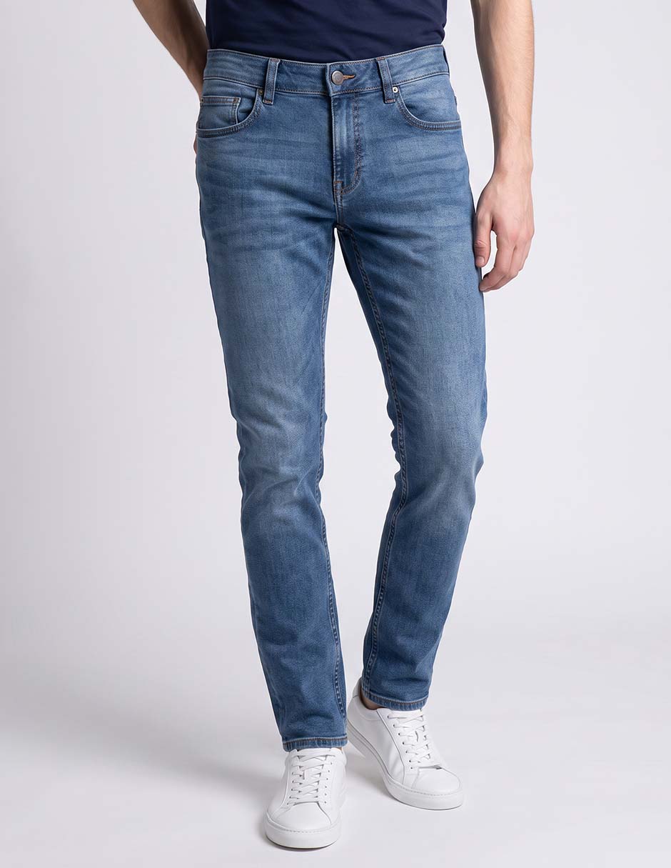 Jeans slim lavado stone wash para hombre Jeans slim lavado stone wash para hombre