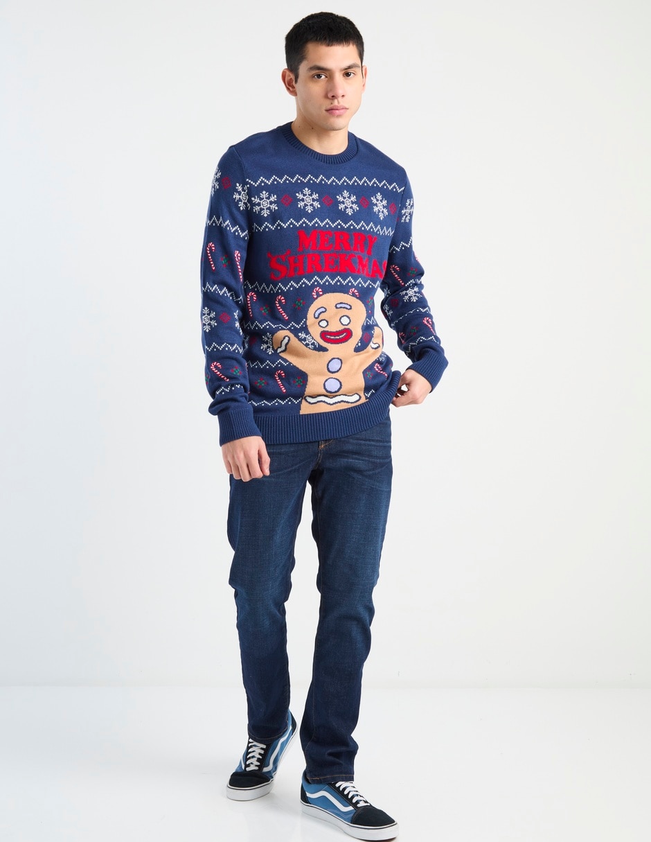 Jeans slim deslavado para hombre 6