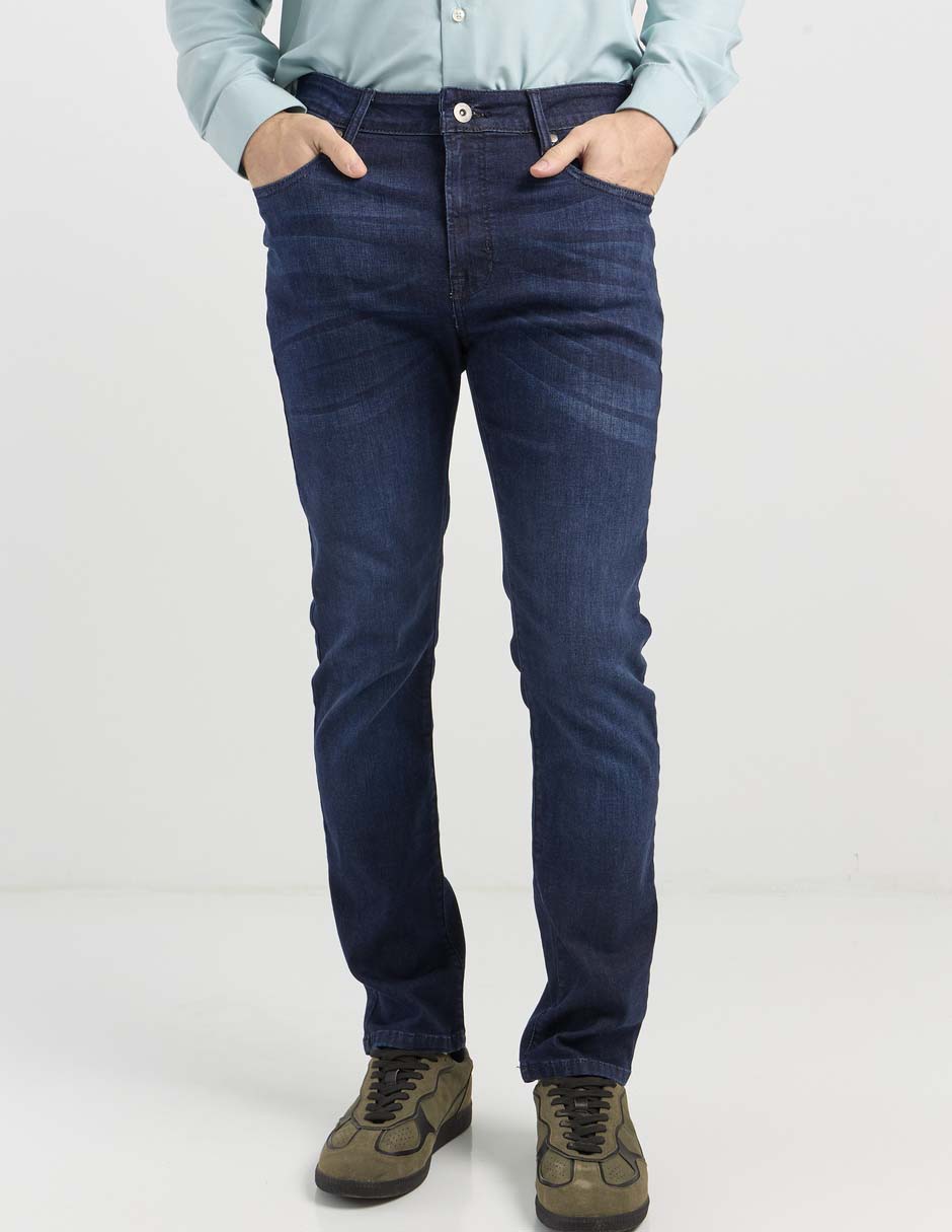 Jeans slim Mossimo lavado obscuro para hombre