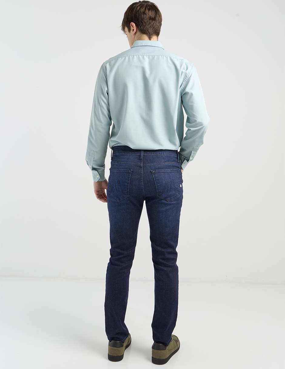 Jeans slim Mossimo lavado obscuro para hombre