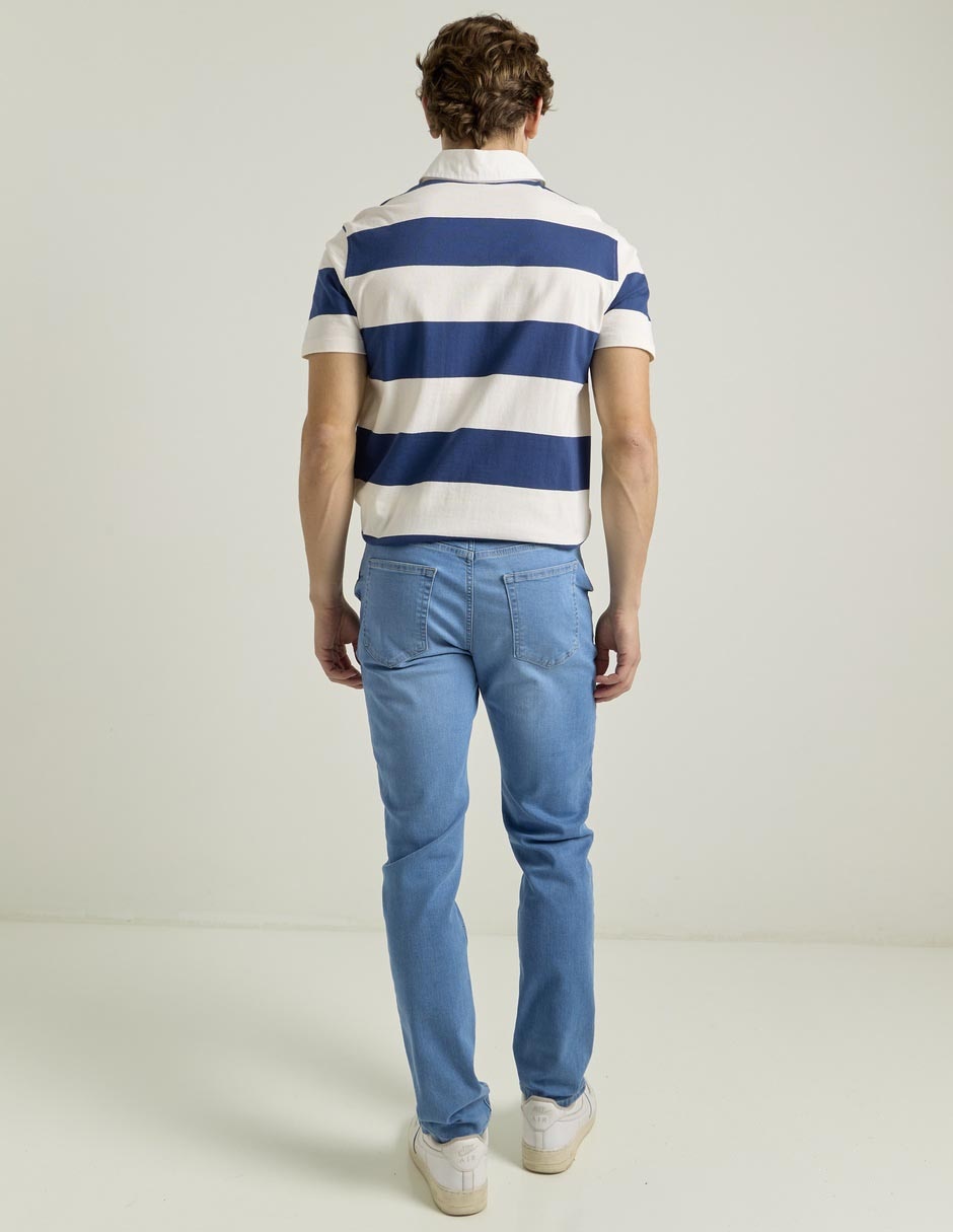 Jeans slim Mossimo lavado claro para hombre
