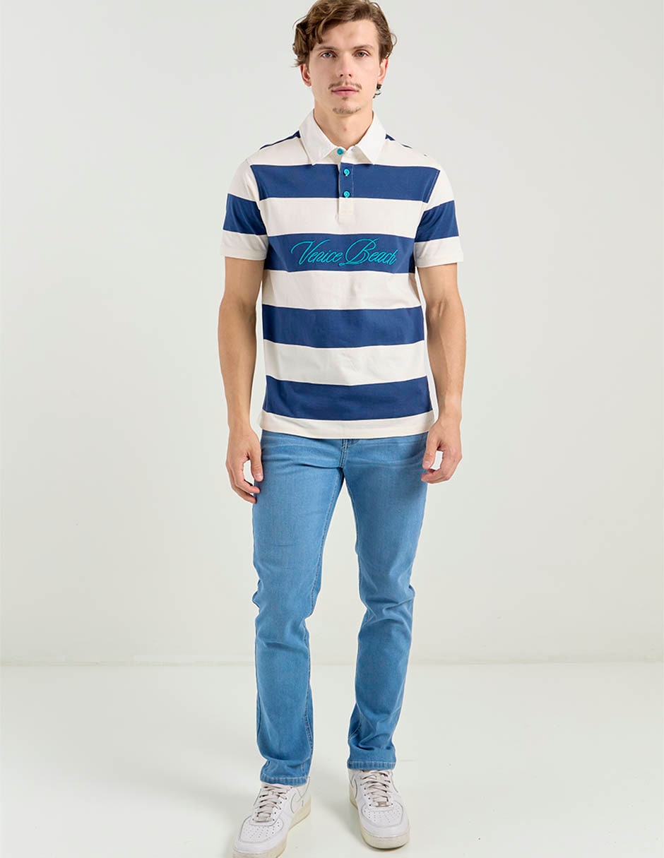 Jeans slim Mossimo lavado claro para hombre