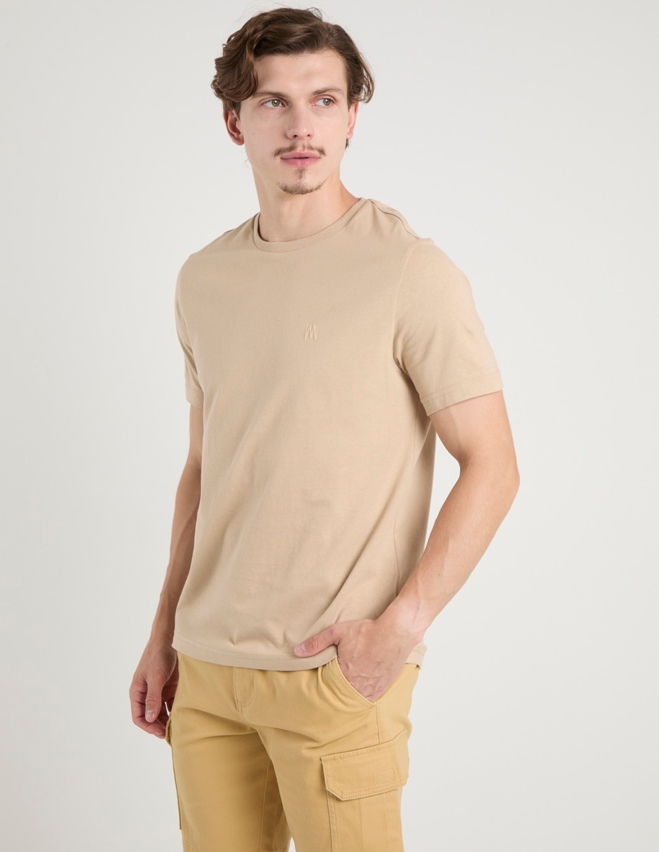 Playera cuello redondo para hombre 2