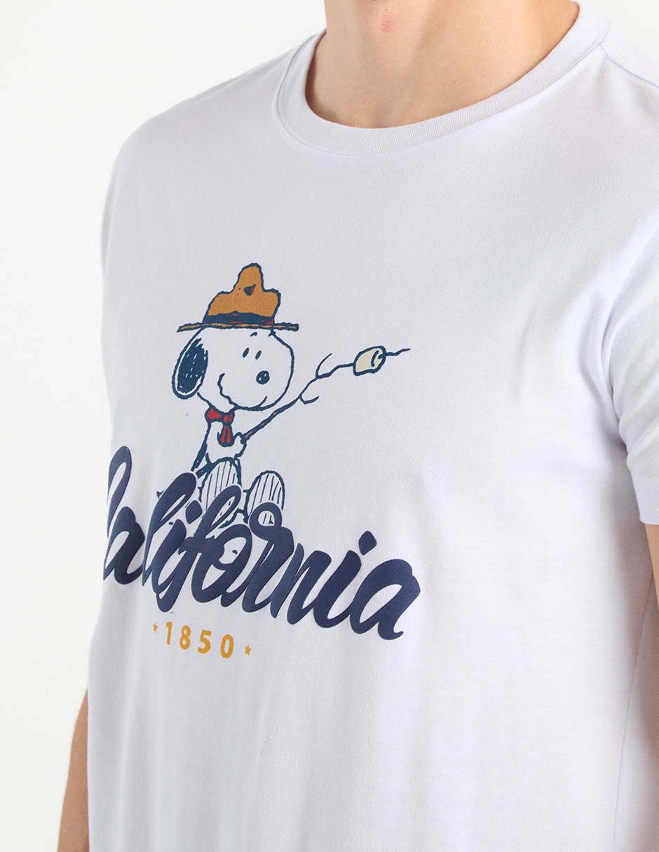 Playera Mossimo Snoopy cuello redondo para hombre