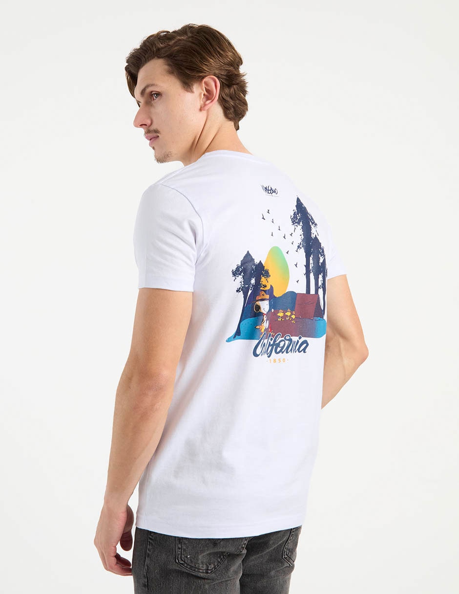 Playera Mossimo Snoopy cuello redondo para hombre