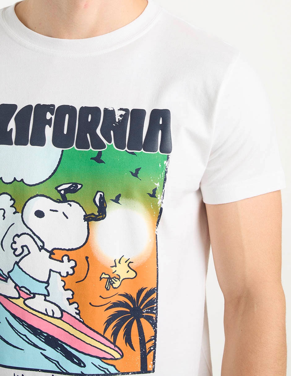 Playera Mossimo Snoopy cuello redondo para hombre