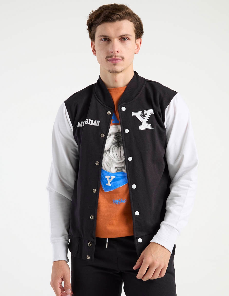 Chamarra casual con bolsillos para hombre