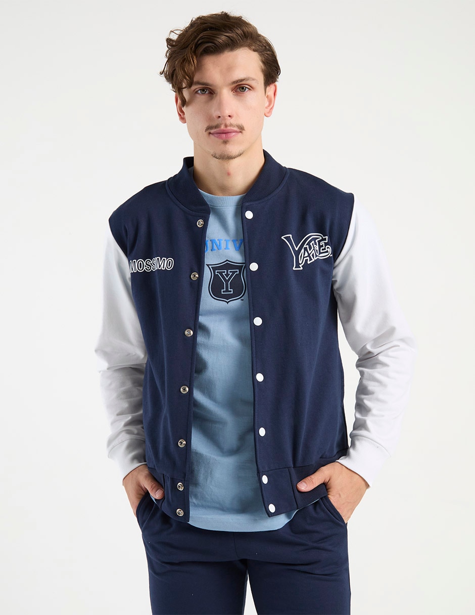 Chamarra beisbolera para hombre