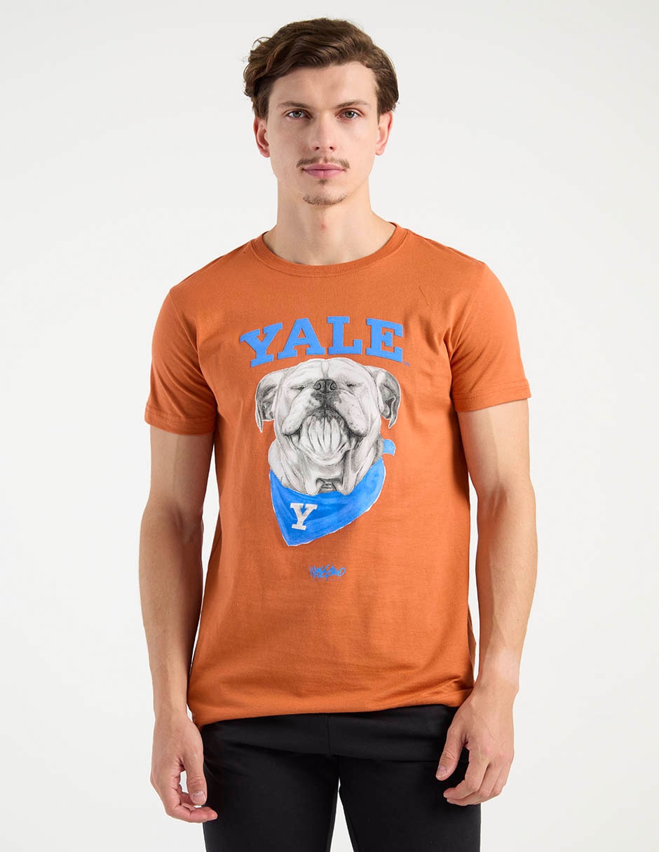 Playera Mossimo Yale University cuello redondo para hombre