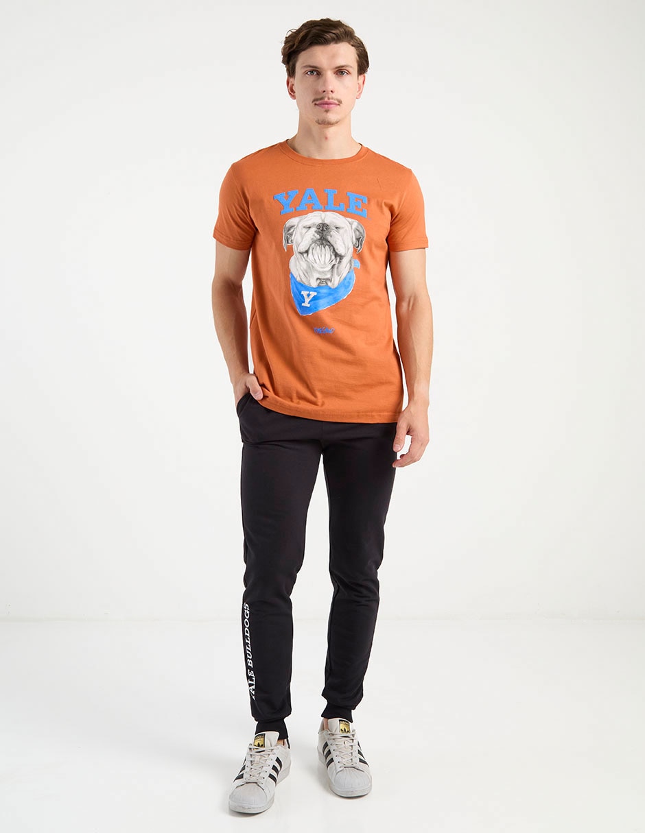 Playera Mossimo Yale University cuello redondo para hombre