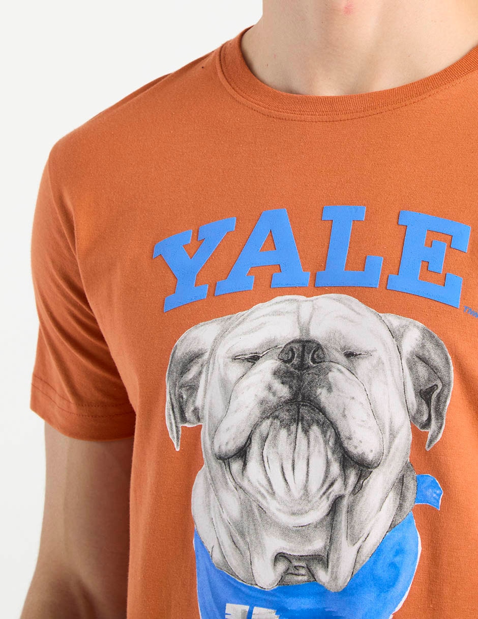Playera Mossimo Yale University cuello redondo para hombre