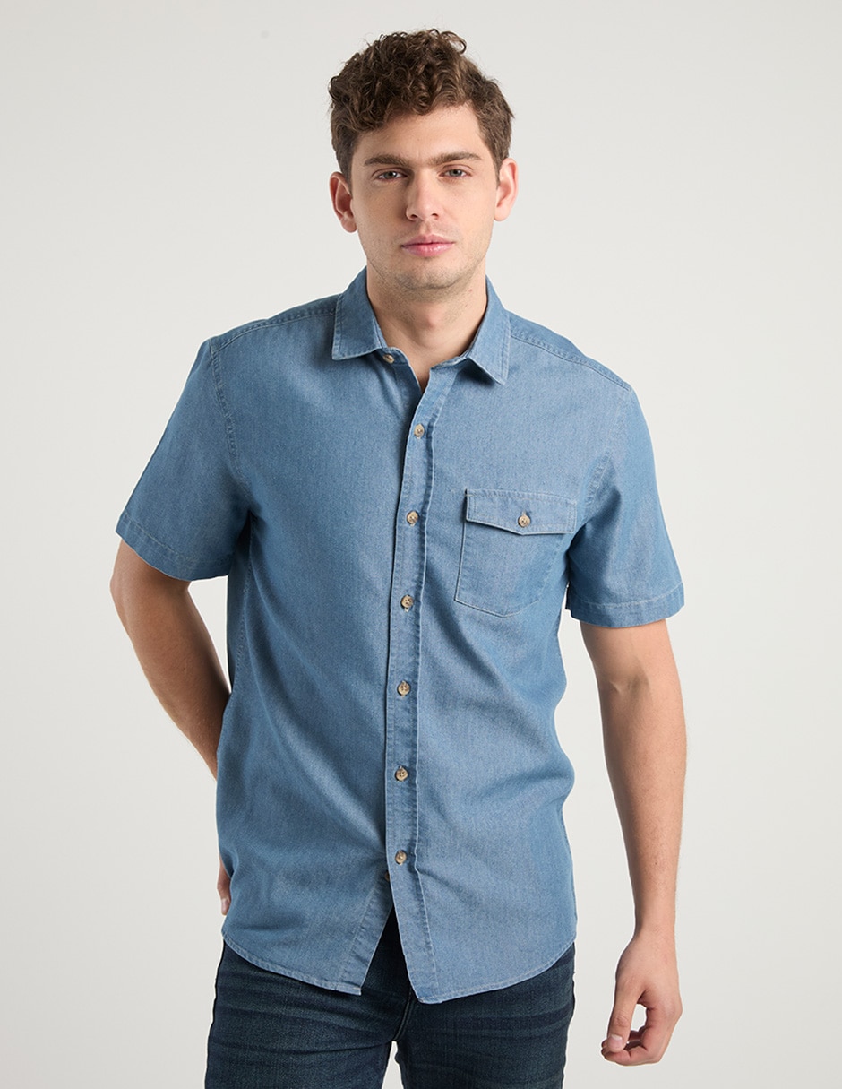 Camisa casual Mossimo manga corta para hombre