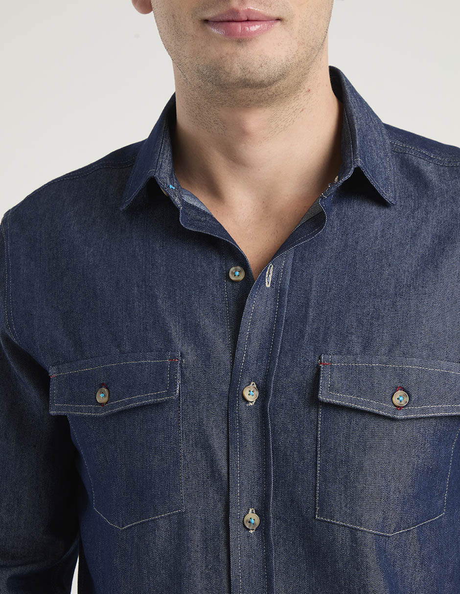 Camisa casual Mossimo manga larga para hombre
