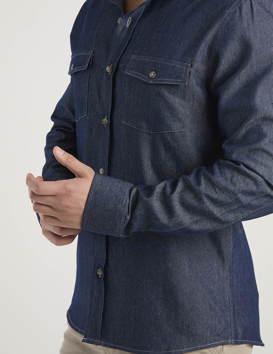 Camisa casual Mossimo manga larga para hombre