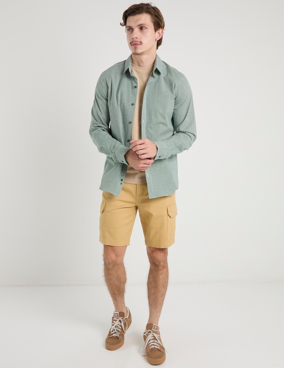 Camisa casual Mossimo manga larga para hombre