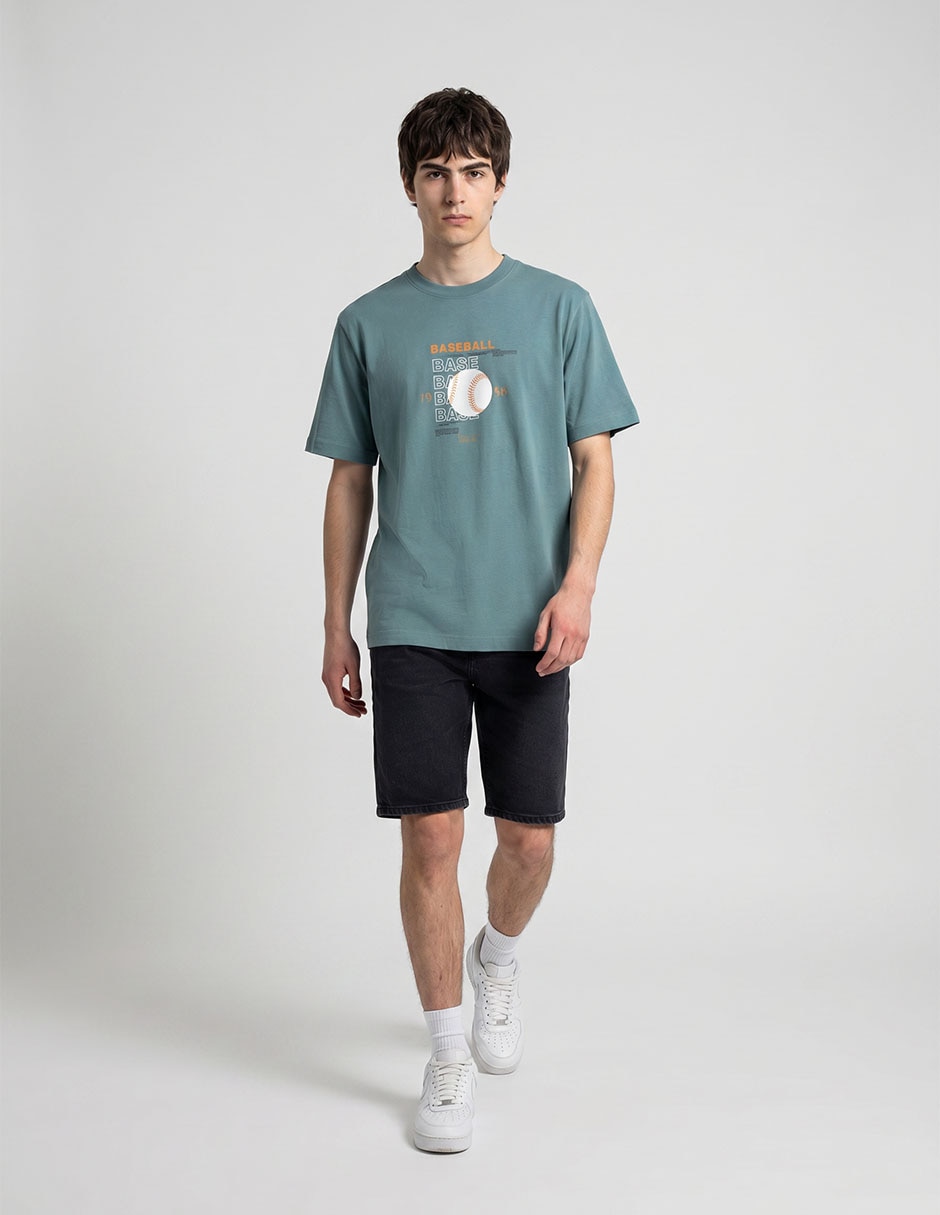 Playera cuello redondo para hombre Playera cuello redondo para hombre