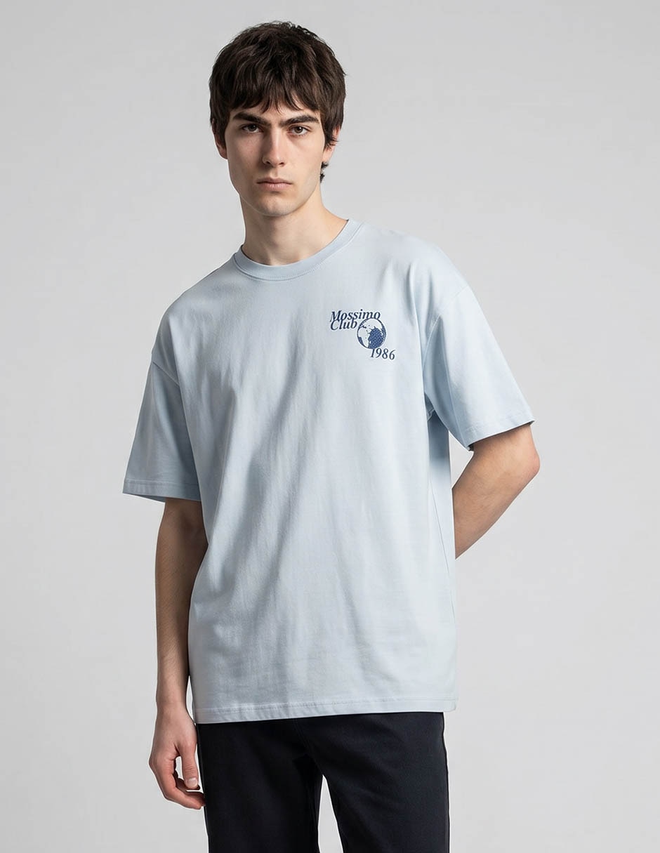 Playera cuello redondo para hombre