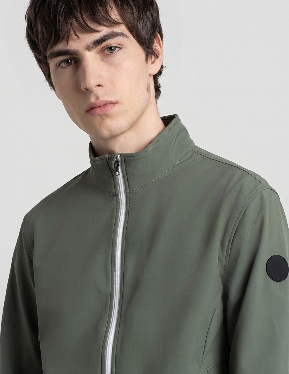 Chamarra casual con bolsillos para hombre 3