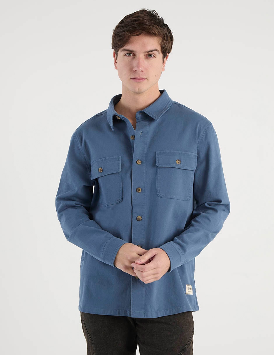 Camisa Casual Mossimo Manga Larga para Hombre