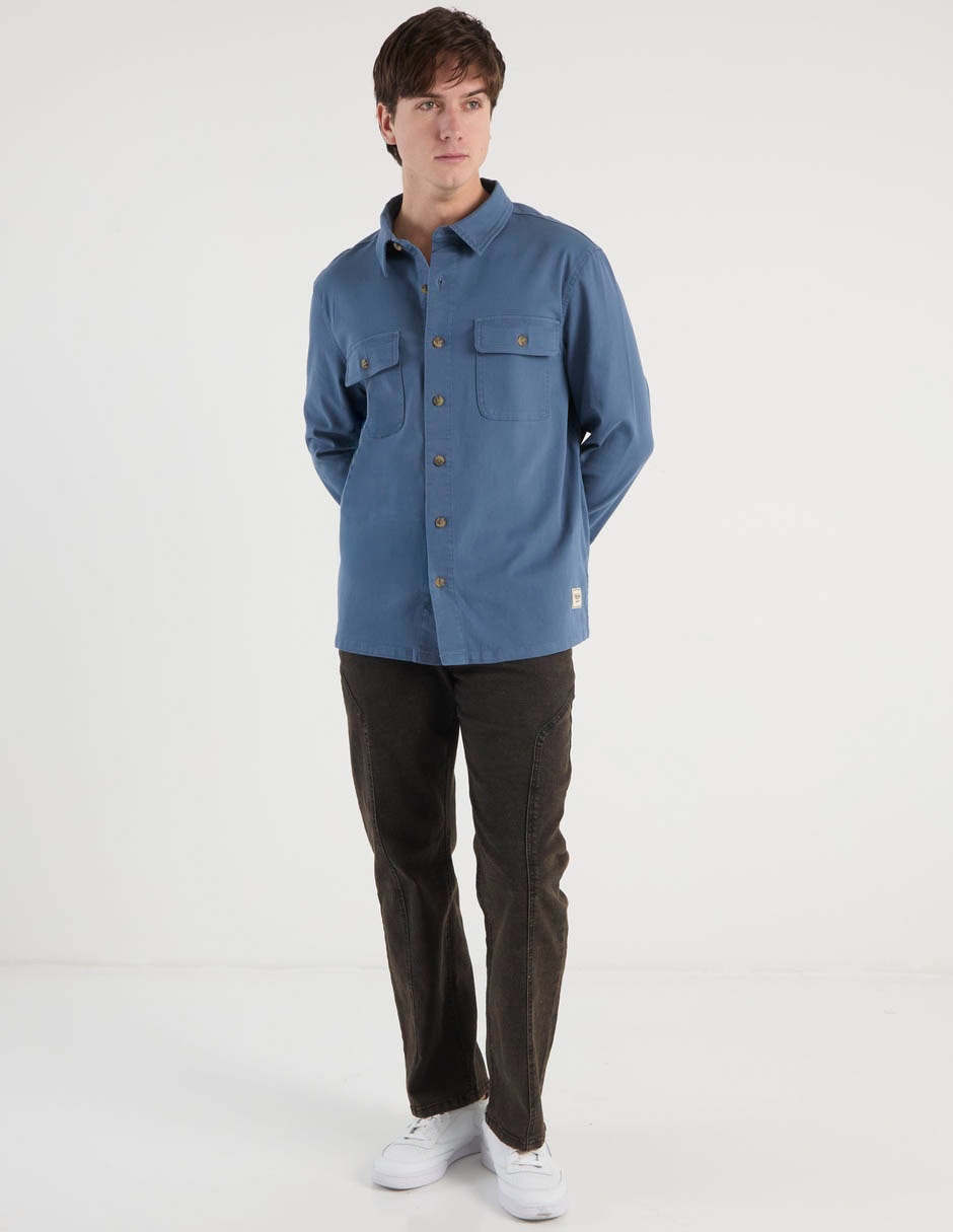 Camisa Casual Mossimo Manga Larga para Hombre