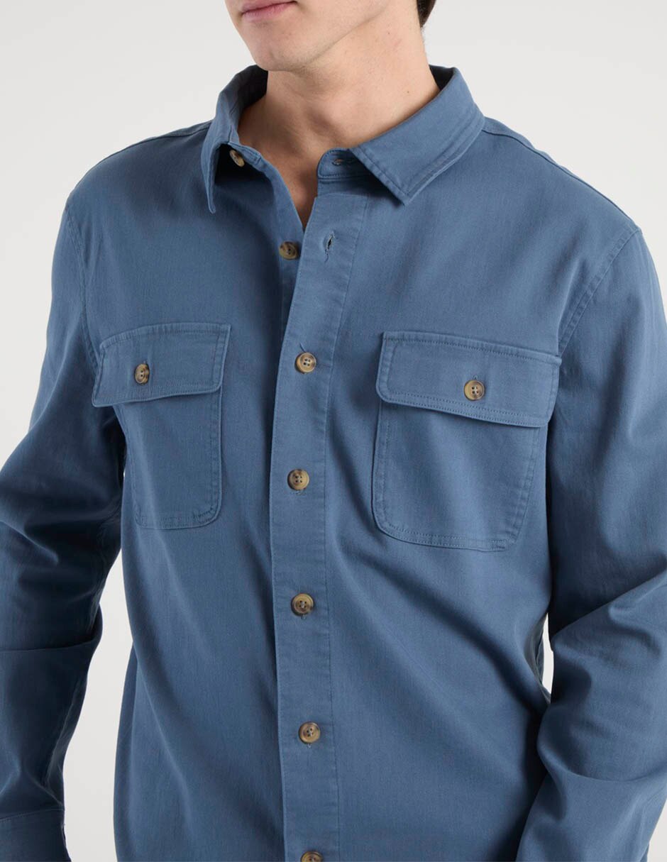 Camisa Casual Mossimo Manga Larga para Hombre