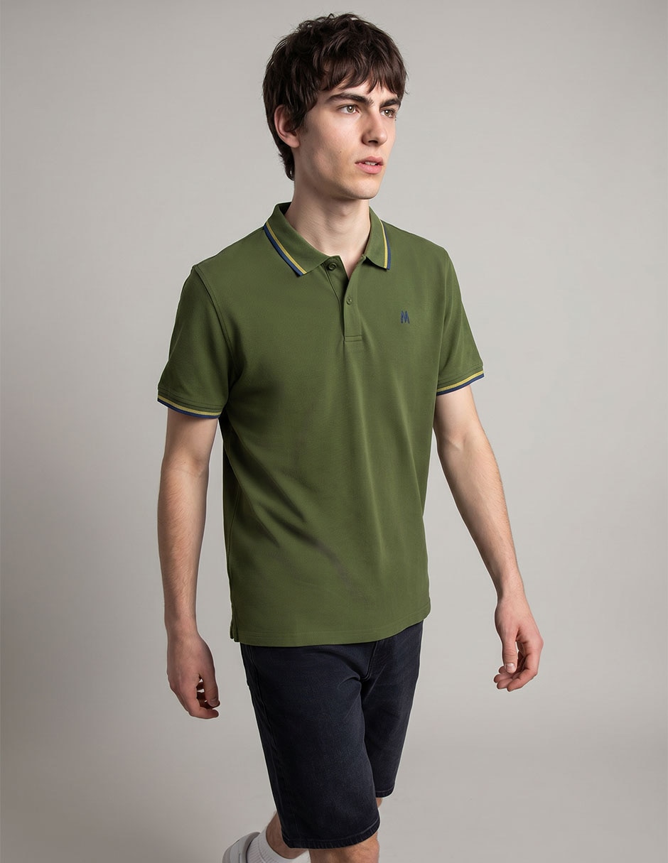 Playera cuello polo para hombre 1
