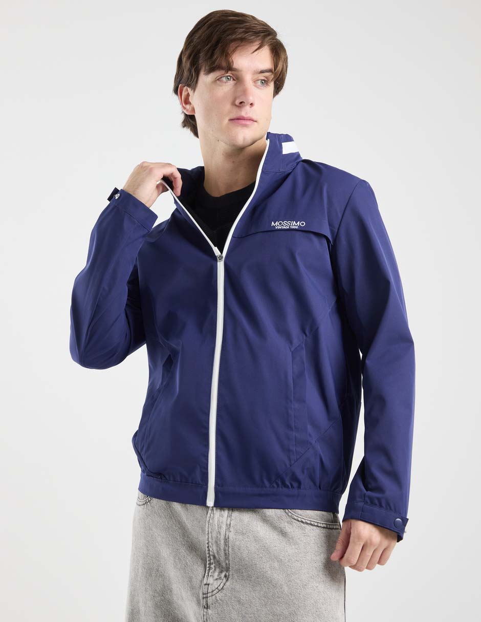 Chamarra casual capucha desmontable para hombre Chamarra casual capucha desmontable para hombre