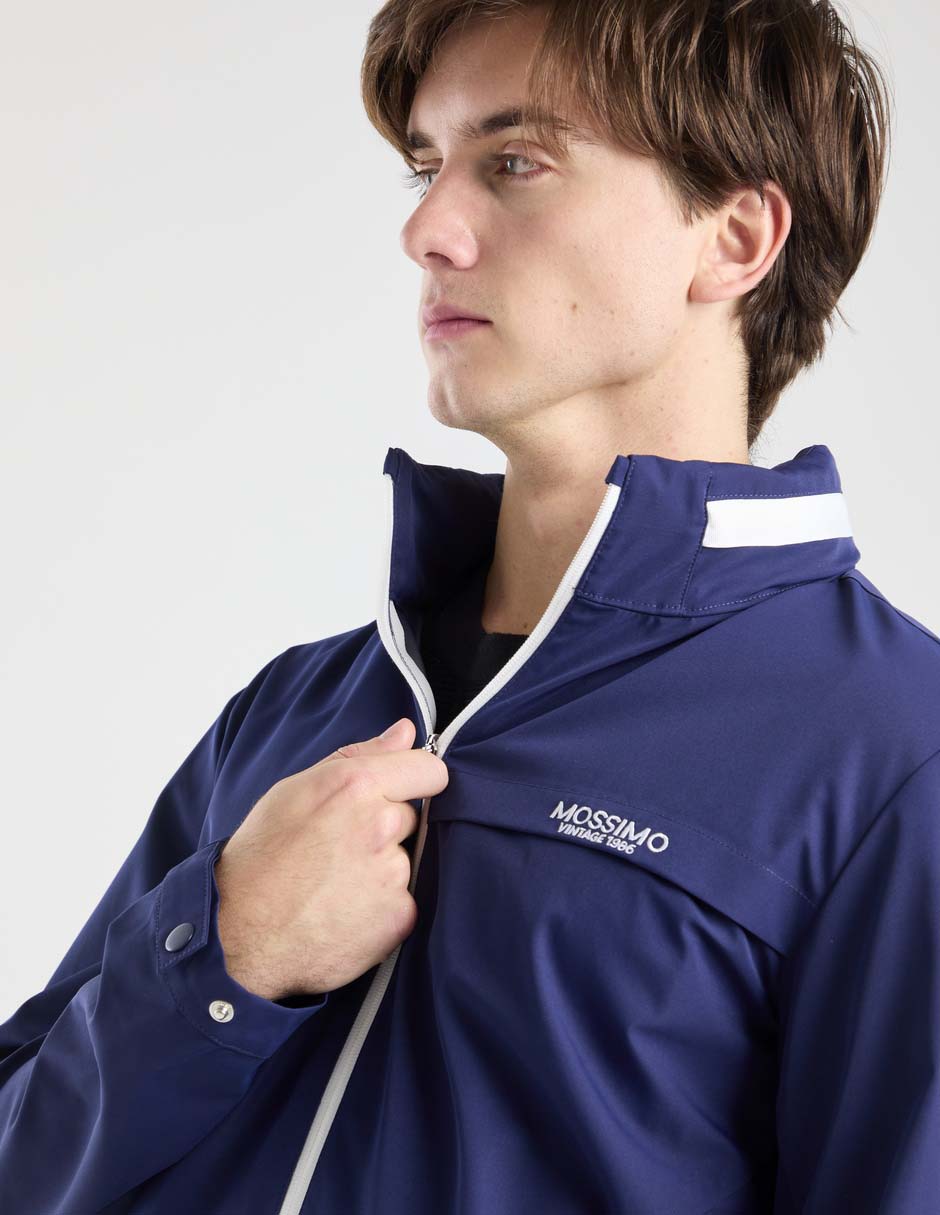 Chamarra casual capucha desmontable para hombre 9