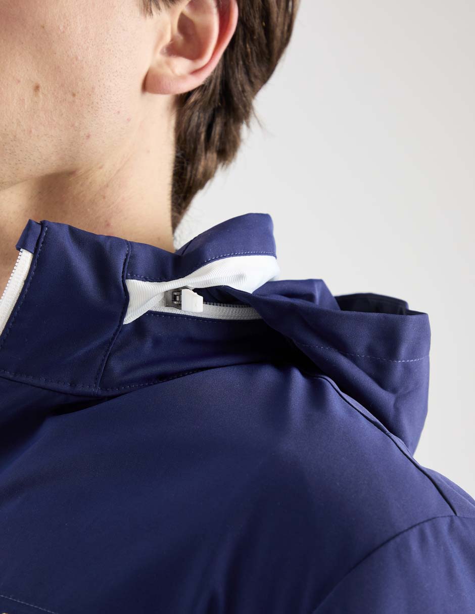 Chamarra casual capucha desmontable para hombre 10