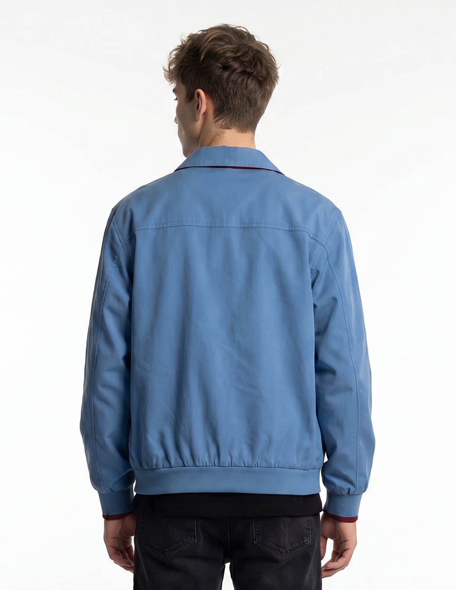 Chamarra casual con bolsillos para hombre 3