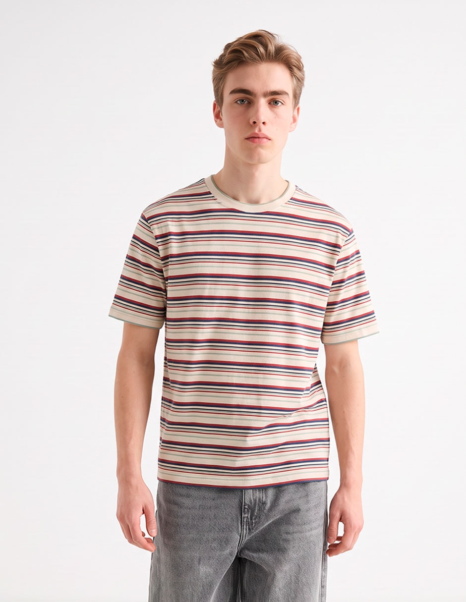 Playera cuello redondo para hombre