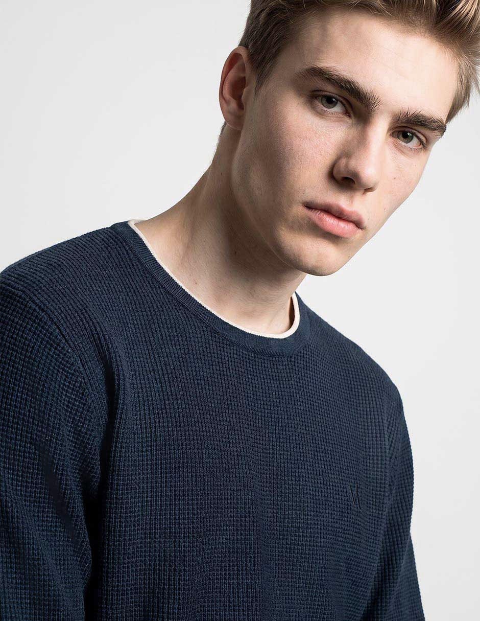 Suéter cuello redondo para hombre 2