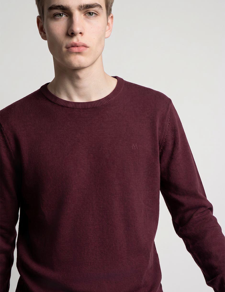 Suéter cuello redondo para hombre