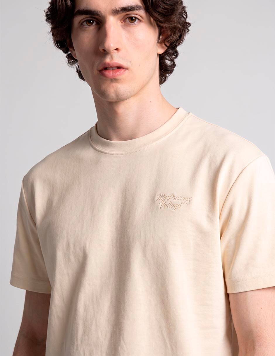 Playera cuello redondo para hombre 2